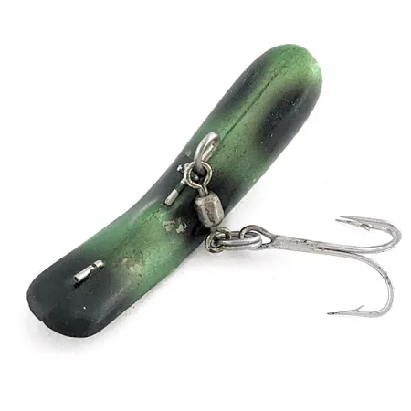 Vintage Luhr Jensen Fire Plug, 3/16oz Frog fishing lure #22950