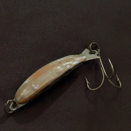 Vintage Salm Killer Red Abalone Pearl Minnow, 1/3oz fishing spoon #22953