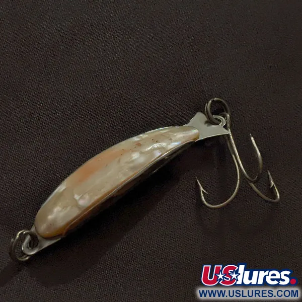 Vintage  Salm Killer Red Abalone Pearl Minnow, 1/3oz  fishing spoon #22953