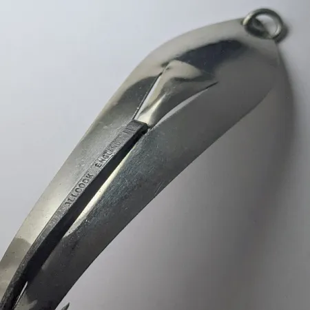 Vintage Huntington LB Huntindton Drone Spoon, 1oz nickel fishing spoon #22955