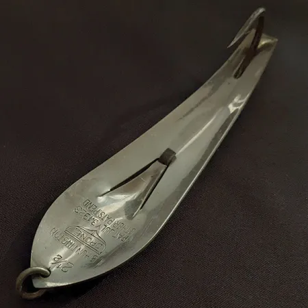 Vintage Huntington LB Huntindton Drone Spoon, 1oz nickel fishing spoon #22955