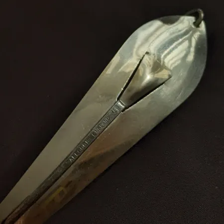 Vintage Huntington LB Huntindton Drone Spoon, 1oz nickel fishing spoon #22955