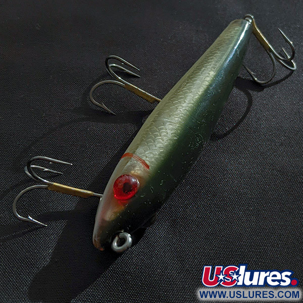 Vintage  L&S Bait Mirro lure L&S Mirrolure 7M18 Floating Twitchbait, 2/5oz 9 fishing lure #22957