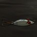 Vintage   Herter's Glass Eye Spoon, 2/5oz nickel/red eyes fishing spoon #22959