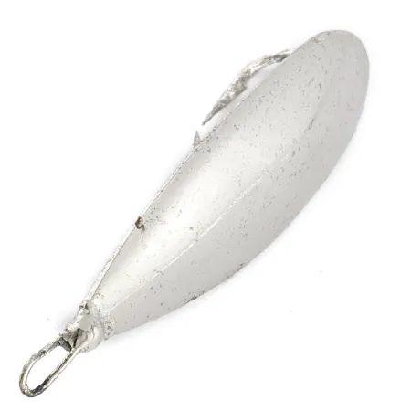 Vintage Johnson Silver Minnow, 1/3oz nickel fishing spoon #22960