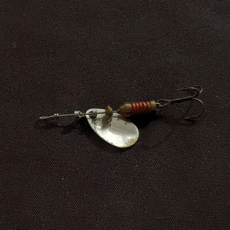 Vintage Mepps Aglia 00, 3/64oz silver spinning lure #22966
