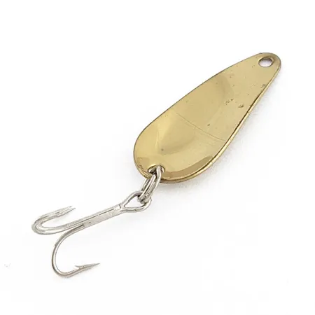 Vintage Weller Gypsy King Deluxe, 1/16oz brass fishing spoon #22968
