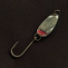 Vintage  Dick Nite Spoons Dick Nite Wee, 1/32oz nickel/red fishing spoon #22970