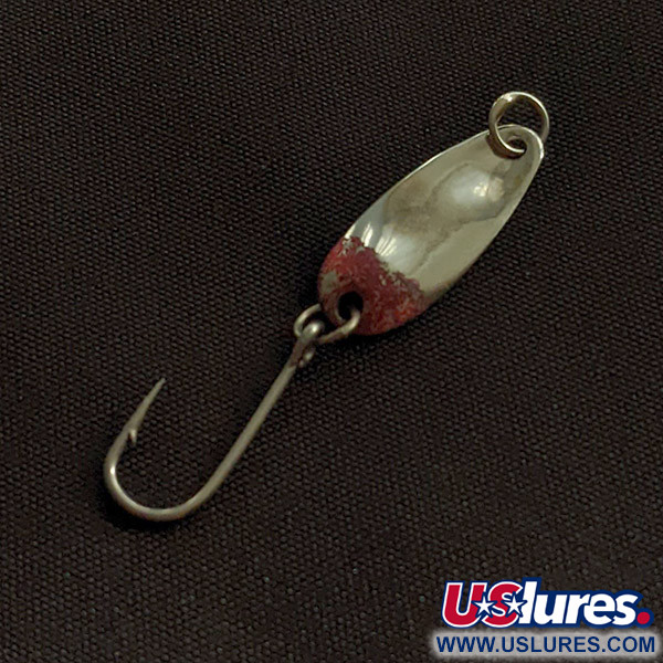 Vintage  Dick Nite Spoons Dick Nite Wee, 1/32oz nickel/red fishing spoon #22970