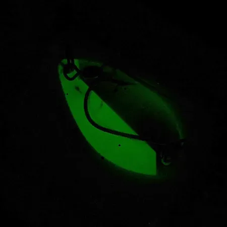 Luhr Jensen Manistee 2 Glow, 1/4oz orange/white Glow fishing spoon #22973