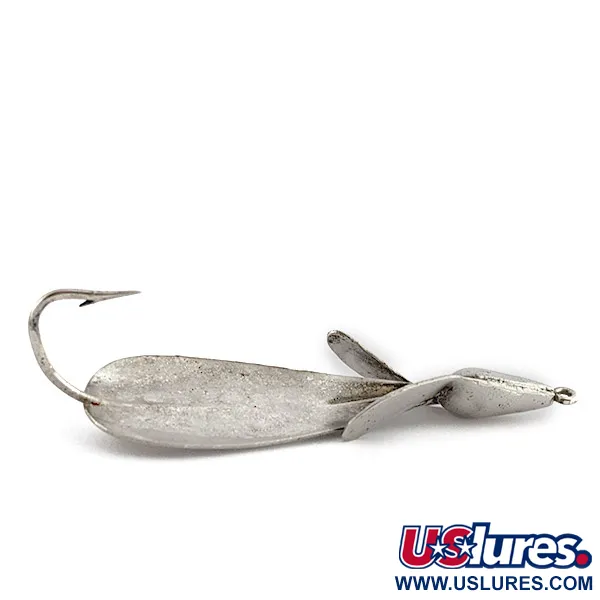 Vintage Weedless Panther Martin Weed Wing, 2/5oz nickel fishing spoon #22978