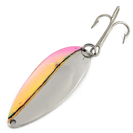 Vintage Seneca Little Cleo (Hula Girl), 3/4oz nickel/red fishing spoon #22982