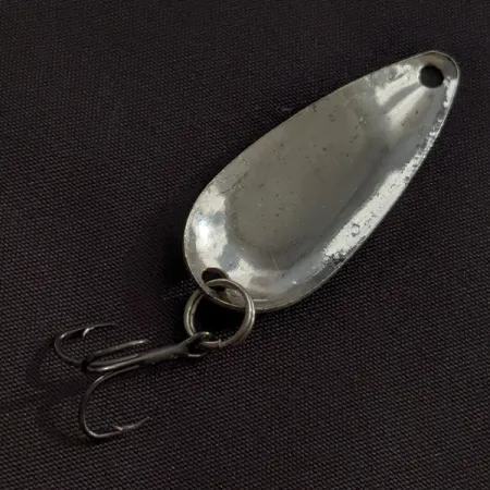 Vintage Kmart Spoon, 3/16oz red/white/nickel fishing spoon #22983