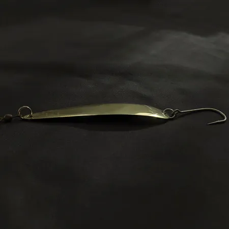 Vintage Miller Lutter Lite 7, 3/16oz gold fishing spoon #22993