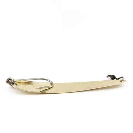 Vintage Miller Lutter Lite 7, 3/16oz gold fishing spoon #22993