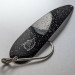 Vintage  Eppinger Dardevle King Flutter Devle, 1/3oz Black glitter fishing spoon #22995