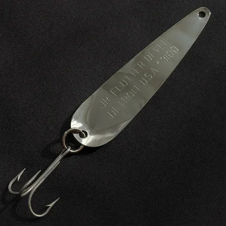 Vintage Eppinger Dardevle JR Flutter Devle 3100 UV, 3/16oz fishing spoon #22998
