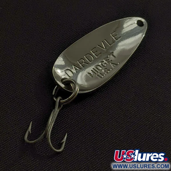 Vintage Eppinger Dardevle Midget, 3/16oz Frog fishing spoon #22999