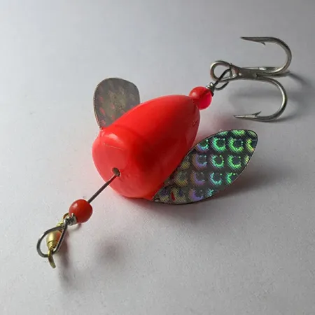 Vintage Yakima Bait Worden's Spin-n-Glo Winged, 3/64oz spinning lure #23026