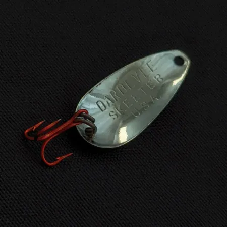 Vintage Eppinger Dardevle Skeeter, 1/32oz nickel fishing spoon #23027