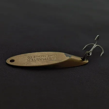 Vintage Acme Kastmaster, 1/4oz brass fishing spoon #23029