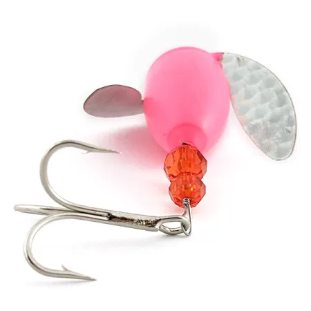 Vintage Yakima Bait Worden’s Spin N Glo, 1/4oz Pink spinning lure #23032