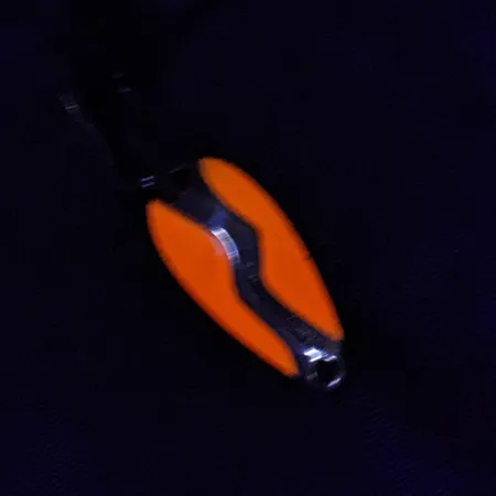 Vintage Acme Kamlooper Wee, 1/8oz gold/orange fishing spoon #23036