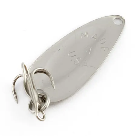 Vintage Worth Chippewa , 1/16oz nickel fishing spoon #23037