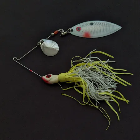 Vintage Strike King Red Eyed Spinnerbaits , 3/5oz spinning lure #23038
