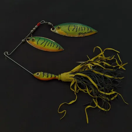 Vintage Wahoo  Spinnerbait Prizm, 2/3oz Fire tiger UV spinning lure #23039