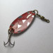 Vintage   Roy Self #1, 3/64oz nickel/red fishing spoon #23043