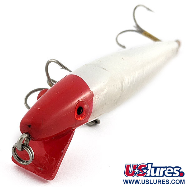 Vintage  L&S Bait Mirro lure "L&amp;S MirrOlure Pike Master", 2/5oz red head fishing lure #23051