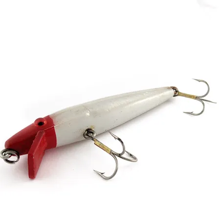 Vintage L&S Bait Mirro lure "L&amp;S MirrOlure Pike Master", 2/5oz red head fishing lure #23051