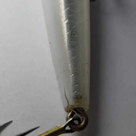 Vintage L&S Bait Mirro lure "L&amp;S MirrOlure Pike Master", 2/5oz red head fishing lure #23051