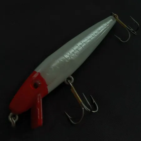 Vintage L&S Bait Mirro lure "L&amp;S MirrOlure Pike Master", 2/5oz red head fishing lure #23051