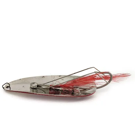 Vintage Eppinger Dardevle Dardevlet Feathered Weedless, 3/4oz Red Devle fishing spoon #23061