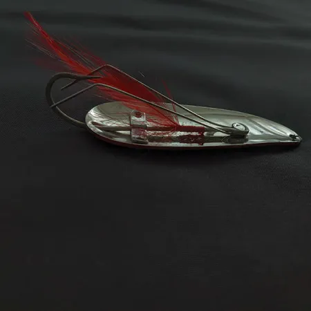 Vintage Eppinger Dardevle Dardevlet Feathered Weedless, 3/4oz Red Devle fishing spoon #23061
