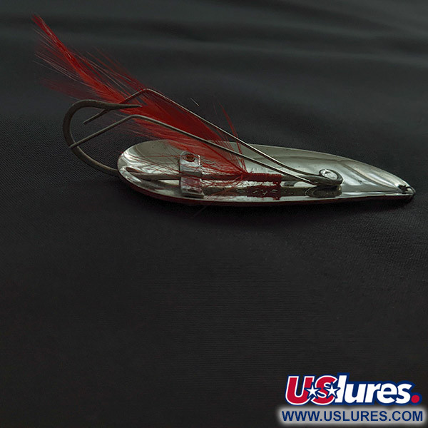 Vintage  Eppinger Dardevle Dardevlet Feathered Weedless, 3/4oz Red Devle fishing spoon #23061