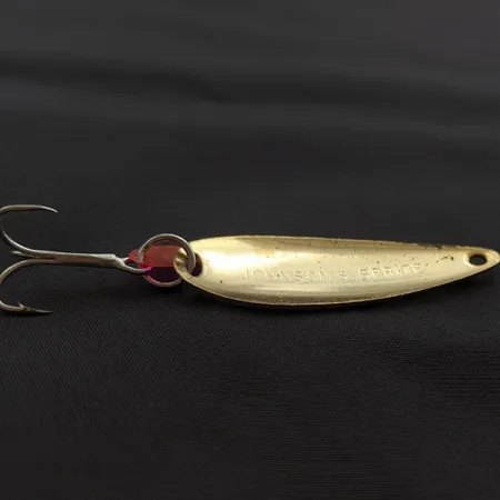 Vintage Johnson Sprite, 1/3oz gold fishing spoon #23063