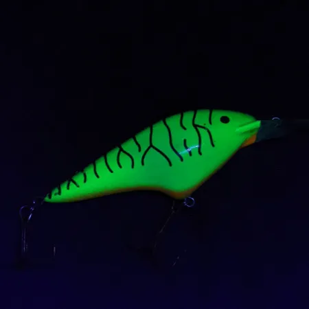 Vintage Berkley Frenzy Diver, 2/5oz Fire Tiger fishing lure #23066