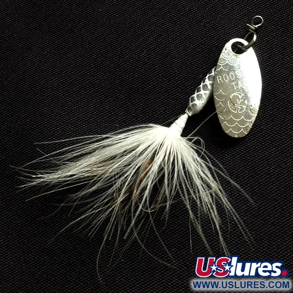 Vintage  Yakima Bait Worden’s Original Rooster Tail, 1/16oz silver spinning lure #23070