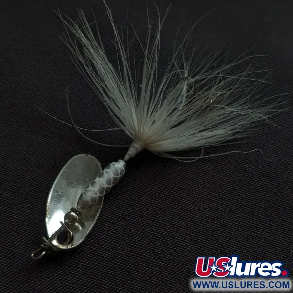 Vintage  Yakima Bait Worden’s Original Rooster Tail, 1/16oz silver spinning lure #23070