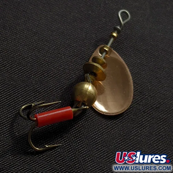 Vintage   Mepps Aglia 0, 3/32oz copper spinning lure #23079