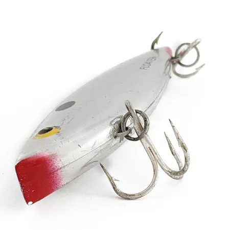 Vintage Bill Lewis Rat-L-Trap Floater, 1/3oz Chrome Black Back fishing lure #23089