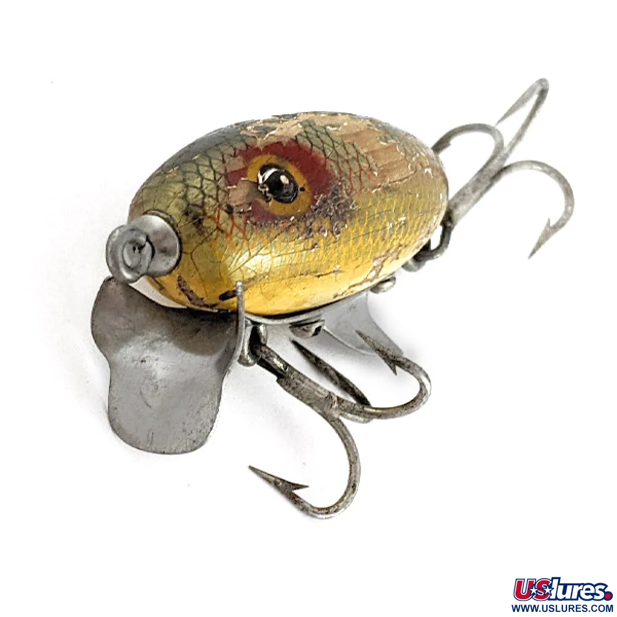 Vintage Strike King Clarks Water Scout Wood , 1/3oz fishing lure #23095
