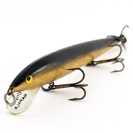 Vintage Rapala Original Floater F13 (Finland), 1/4oz G (Gold) fishing lure #23096