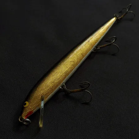 Vintage Rapala Original Floater F13 (Finland), 1/4oz G (Gold) fishing lure #23096