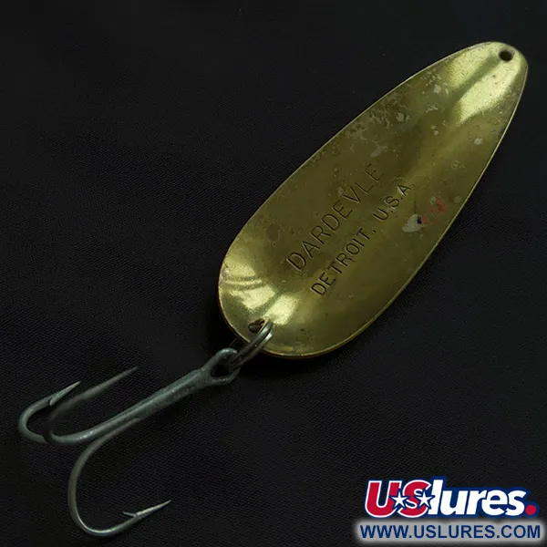 Vintage  Eppinger Dardevle, 1oz Five of Diamonds fishing spoon #23097