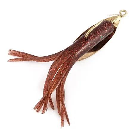 Vintage Big Fish Tackle Bait-Cradle, 1/2oz gold fishing spoon #23098