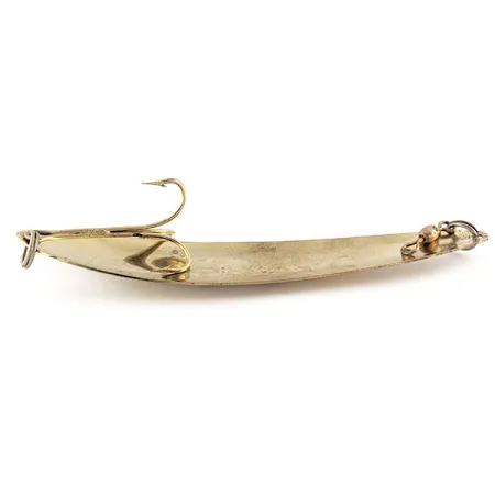 Vintage Lucky Strike Canoe Wobbler, 1 2/3oz brass fishing spoon #23106